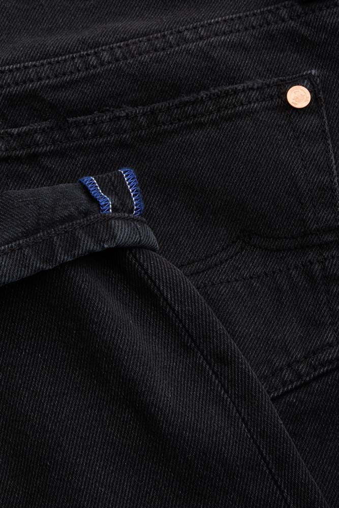 CAROLINE CROPPED | ECO RECYCLED BLACK WORN - Image 5