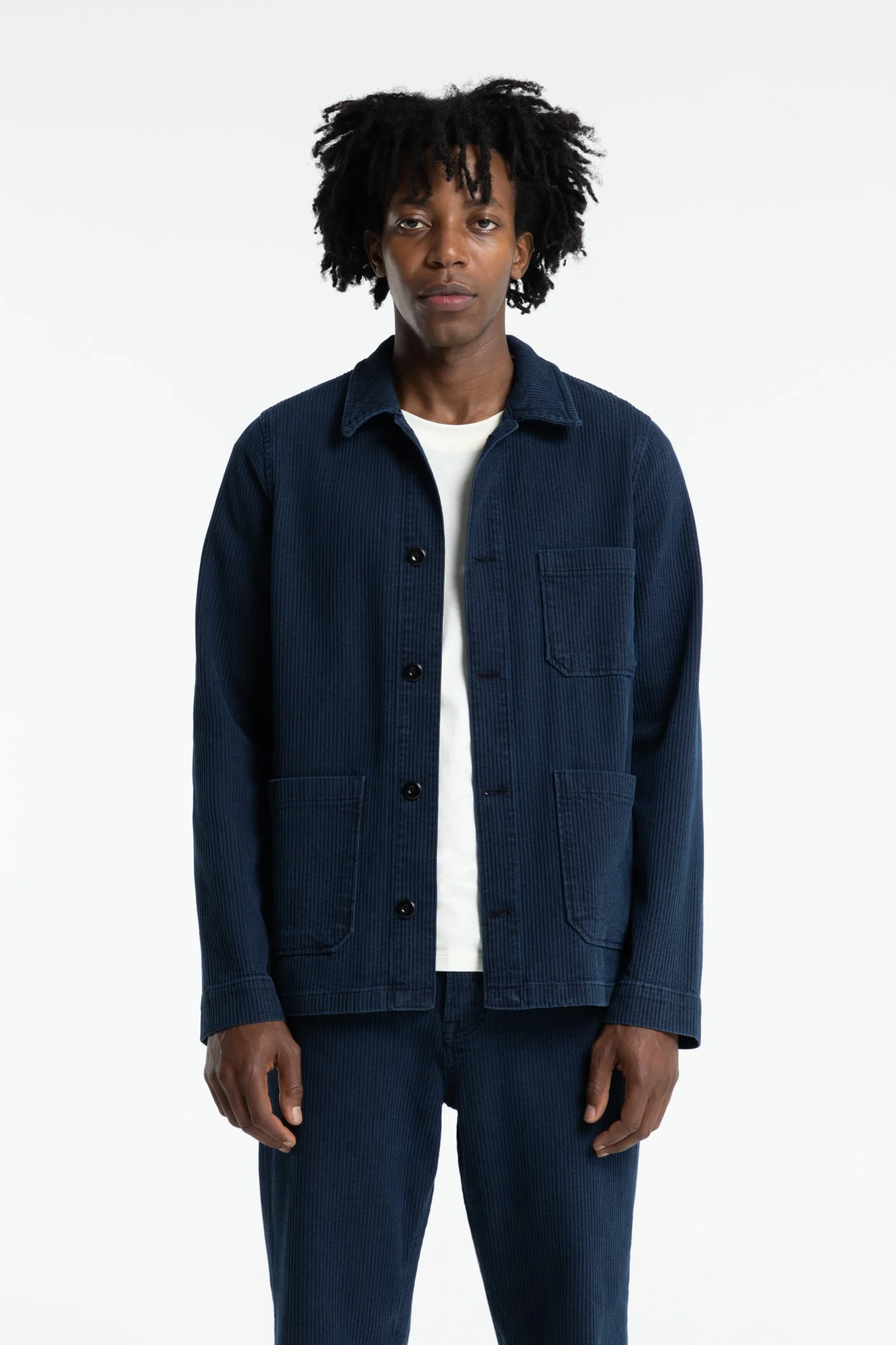 DUNCAN | MID INDIGO CORD