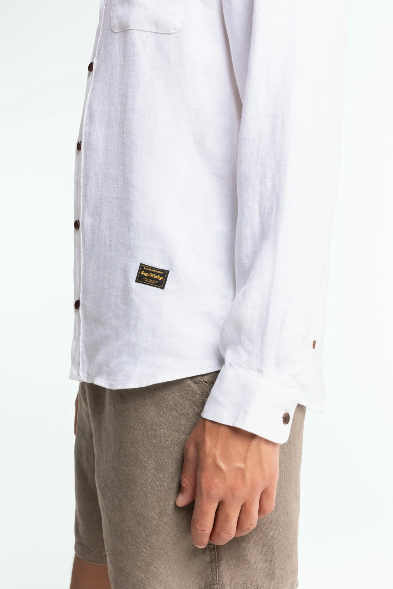 ENDA POCKET | OPTICAL WHITE LINEN - Image 4