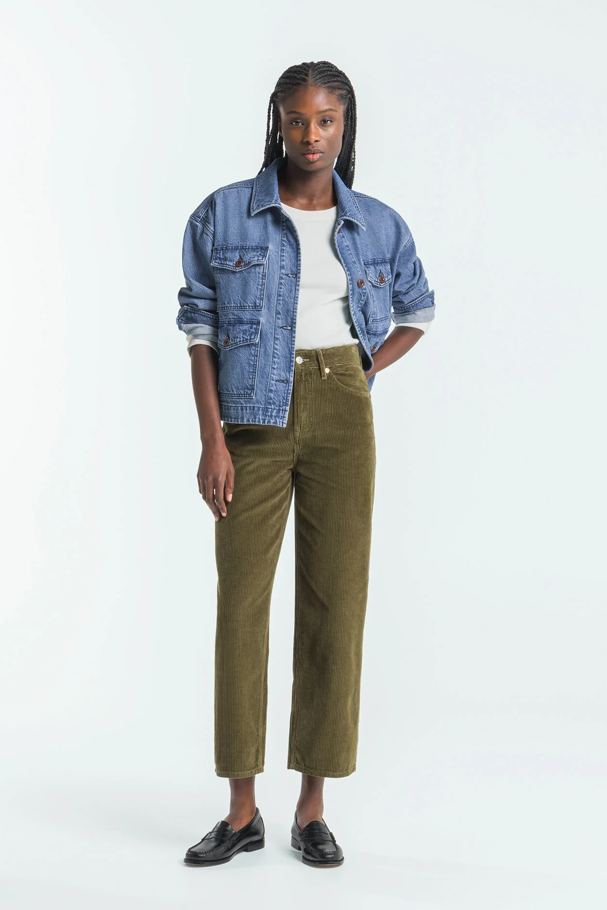 LIORA CORD | BURNT OLIVE - Image 2